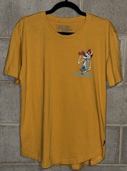 DK Bad Decisions Skull Yellow Graphic Tee (Large)