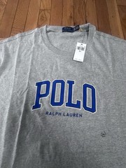 NWT Polo Ralph Lauren 3LT 3XL Tall Logo Basic Cotton Tee Tshirt Grey