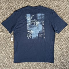 NWT Travis Mathew Tri Blend Blue Best Trip Yet Shirt Mens 2XL