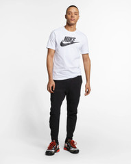 Nike Sportswear Icon Futura Logo Tee Mens Tee Shirt White Multi Size Casual Top