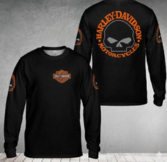 HOT!! Custom Name Harley-Davidson 3D Printed Unisex Longsleeve Men’s Size S-5XL