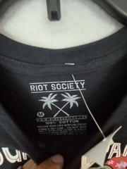 NWT NEW Riot Society Jurassic Park I Ate All My Friends Print T-Shirt M Black