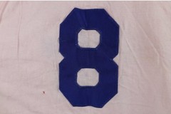 Vtg 50s Mens S Rayon Durene Knit Chain Stitch Salem Basketball Jersey Pink USA
