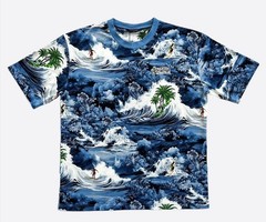 New Tags Louis Vuitton All Over Summer Surf Print Short Sleeve T-Shirt Sz XL