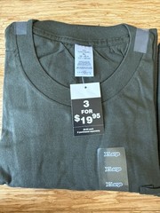 VTG 2-Pack Towncraft Dark Green Pocket T Shirt Men’s XL 46-48. 100% Cotton. NWT