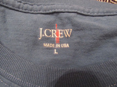 J Crew fisherman graphic t-shirt men’s L made in the USA $49.50