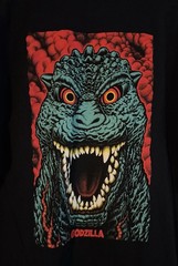 Santa Cruz X Godzilla Destroyer Skateboard T Shirt Large – Black