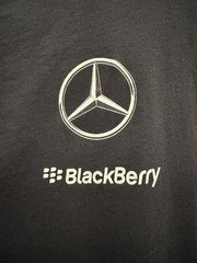 Mercedes Benz AMG Petronas Black Formula 1 Team T-Shirt Mens Size Large