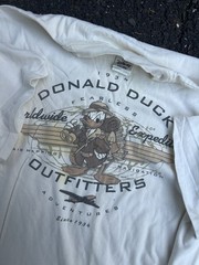 VTG 90s DONALD DUCK OUTFITTERS Safari DISNEY STORE Single Stitch T shirt 2XL XXL