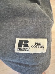 VTG 90’s Russell Athletic Pro Cotton Heavyweight Pocket Tee Blank Gray Men’s XL