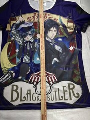 Black Butler Book of Circus Graphic T-Shirt Anime Manga XXXL Polyester Spandex