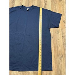 Gildan DryBlend Navy Blue T-Shirt Mens XL Short Sleeve Crew Neck Solid Tee