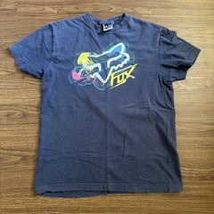 vintage fox racing faded Y2k t shirt Medium 2000s style