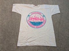 Vintage Bahamas Shirt Mens Large? Flamingo Beach Club 1970s 80s Double Bull