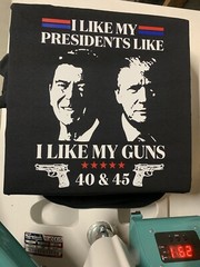 X-Large HackOPS (Grunt Style Fit) I Like My Presidents like I Like My Guns
