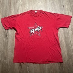Vintage Sex Wax Tshirt Early 80s Red Large Two Sided Surfing Surf Culture Punk