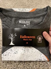 mission ridge mens halloween shirt Skull- NEW Size Medium