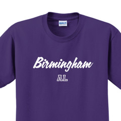 Birmingham, Alabama State T-Shirt Short Sleeve Graphic Tee Unisex apparel