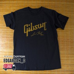 Gibson Les Paul Model Logo Black Unisex T-shirt S-5XL Free Shipping