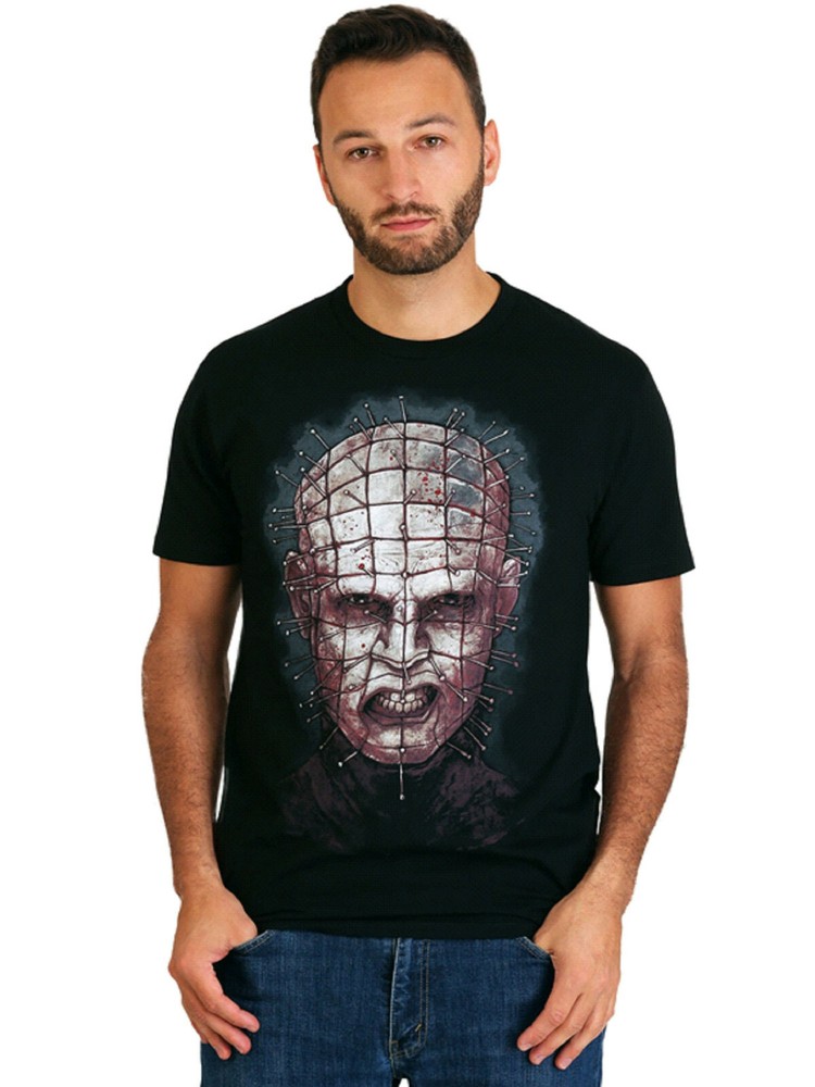 Hellraiser Pinhead Black Short Sleeve Men’s T-shirt NEW