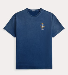 *NEW* Men Polo Ralph Lauren Classic Fit Polo Bear Indigo T-Shirt DARK INDIGO 👍