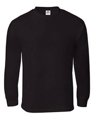 New Mens AAA Black Navy Blue Plain Long Sleeve T-Shirt S M L XL 2XL 3XL 4XL 5XL
