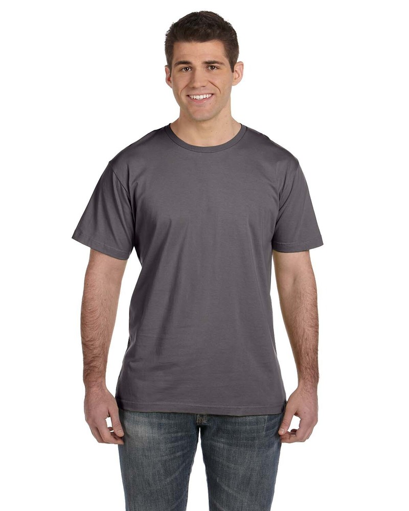 LAT Men’s Fine Jersey Charcoal T-Shirt 6901