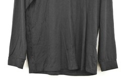 32 Degrees Heat Mens Black High Neck Stretch Comfort-Fit Long Sleeve T-Shirt M