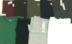 T-Shirts Short Sleeve Tees Heavyweight Shirts Solid BIG TALL Oversize UP TO 10XL