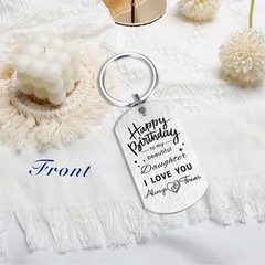 Daughter Birthday Gifts Adult Teen, Happy Birthday Daughter Gift Ideas Keychain