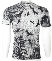 AFFLICTION Men’s Short Sleeve T-Shirt CORN REAPER White tattoo Biker S-4XL
