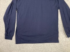 Gildan USS Ronald Reagan T-Shirt Mens XL Blue Cotton Logo Vintage NWT NOS
