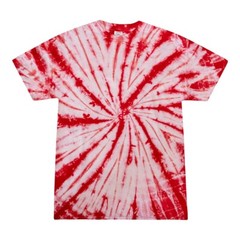 Multi-Color Tie Dye Spider T-Shirts, Adults Short Sleeve Cotton Colortone