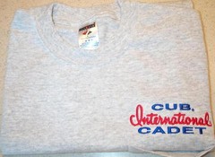 IH Cub Cadet Original,Hood Logo,70/100,149,1650 or 982 Pocket T-shirt (4 colors)