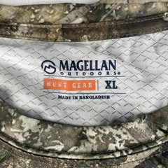 Magellan Shirt XL Men SS Outdoors Hunt Gear Realtree APX Camo Stretch Hunting