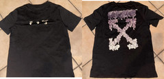 Off-White Black T-Shirt Reprint Oversized Streetwear Graphic Tee S-5XL