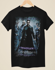 The Matrix – Movie Poster Inspired Unisex Black T-Shirt