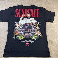Scarface x Reason T-Shirt XL Money Power Respect Graphic Tee The World Is Yours