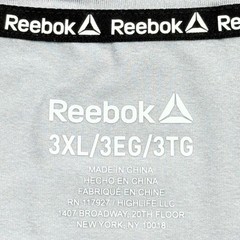 Reebok Men’s Short Sleeve Heather-Grey Graphic Classic T-Shirt Sz 3XL NWT