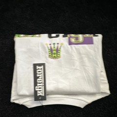 Foreign Designer T-Shirt, Size M BOX CUT Heavyweight MardiGras Design MSRP $40