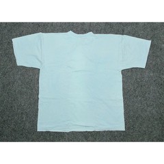 Vintage 90s Skitzo Color T Shirt Baby Blue Single Stitch Boxy Oversized Mens XXL