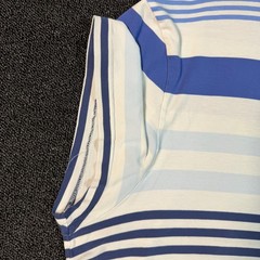 Polo Ralph Lauren Men’s XXL Blue White Striped Classic Fit Short Sleeve T-Shirt