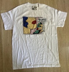 Lichtenstein Style “Real Hustle, No Days Off”Graphic T Medium Comic Graphic New