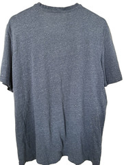Croft & Barrow Easy Care Henley Shirt Mens L Blue Short Sleeve Cotton Casual