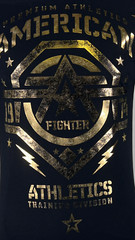 American Fighter Men’s T-shirt New Mexico Black Athletic MMA Black XS-5XL