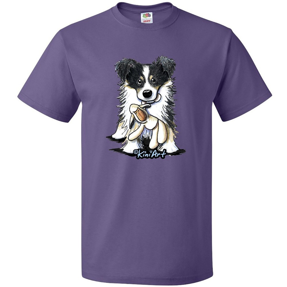 Inktastic Tri-Color Border Collie T-Shirt – KiniArt Tri Color Lamb Sheep Cartoon