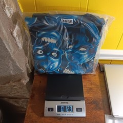 Vintage Liquid Blue Shirt Mens 3XL Black Blue Skull Pile Juicy J AOP Y2K 2001