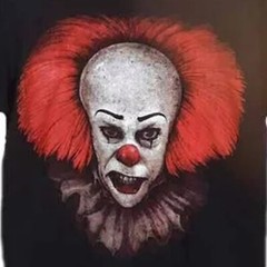 IT The Movie Pennywise Face Men’s Blended Fabric Black T-Shirt Size XXL – NWT