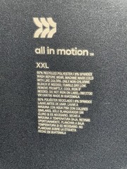 All in Motion Long Sleeve Mens Shirt, Stretch, Size XXL, Easy Care