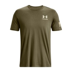 Under Armour 1377056 Men’s UA Freedom Flag Gradient T-Shirt, OD Green, 3X-Large